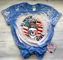 Load image into Gallery viewer, All American Girl Tee - BLEACHED
