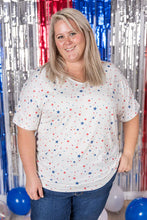 Load image into Gallery viewer, USA White Top with Stars - IN STOCK!
