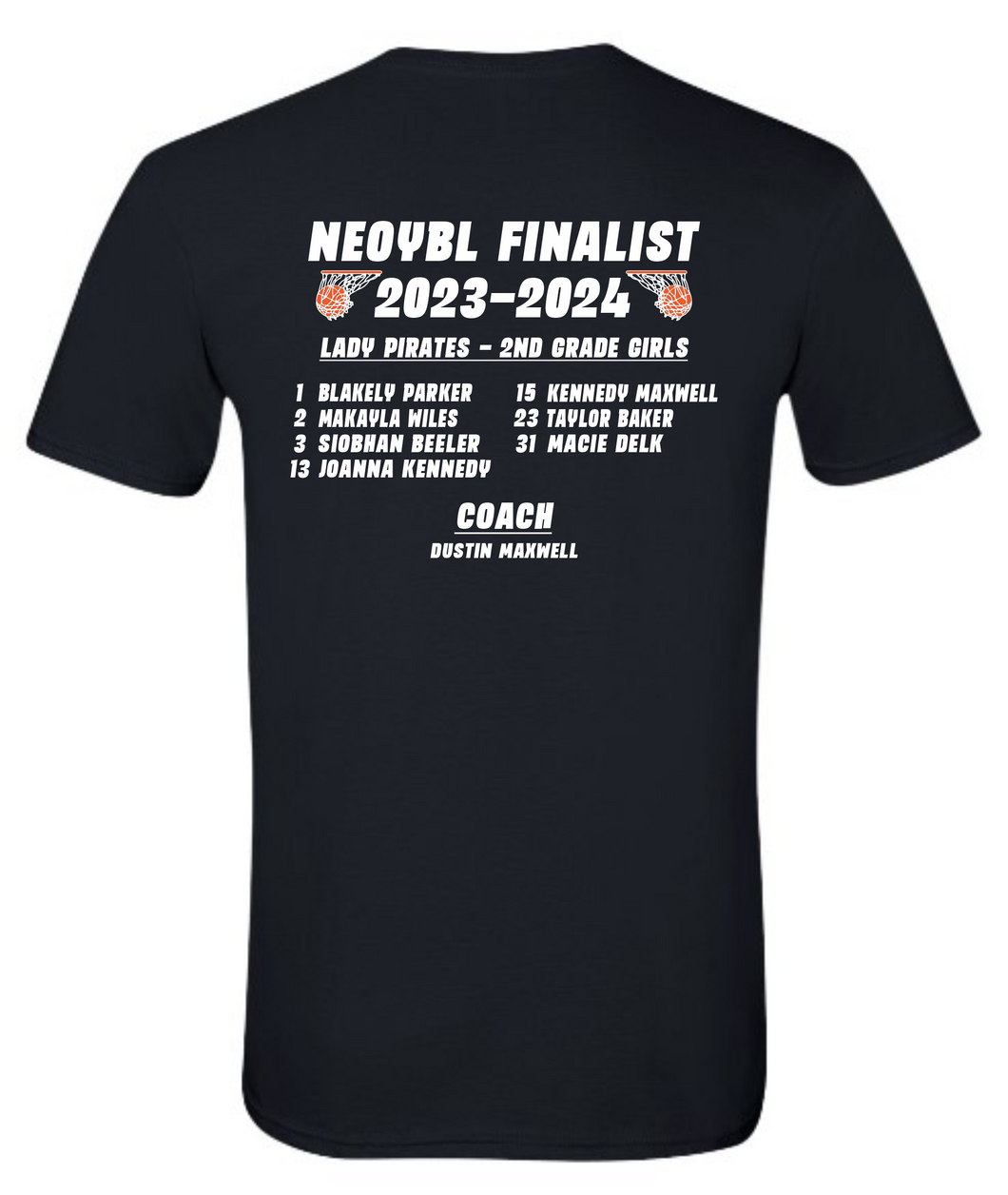NEOYBL FINALISTS - 2024 - 2ND GRADE GIRLS