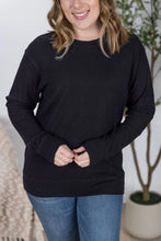Load image into Gallery viewer, Corrine Ribbed Pullover - Black
