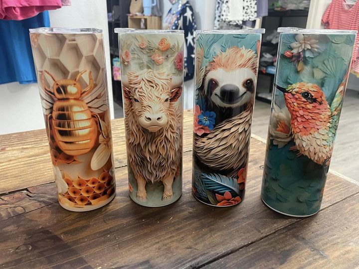 3D Animal/Bee Tumbler - 20oz