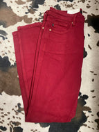 Judy Blue - High Waist, Cranberry