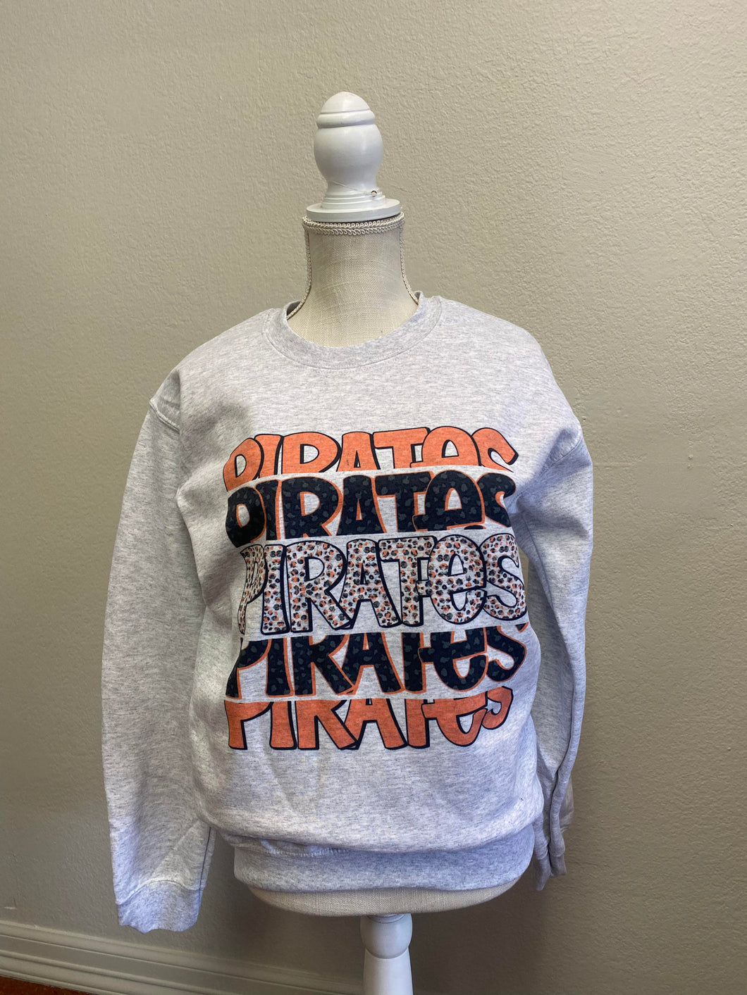 Ash Pirate Letter Leopard Stack