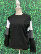 Black Michelle Mae with Arm Stripes