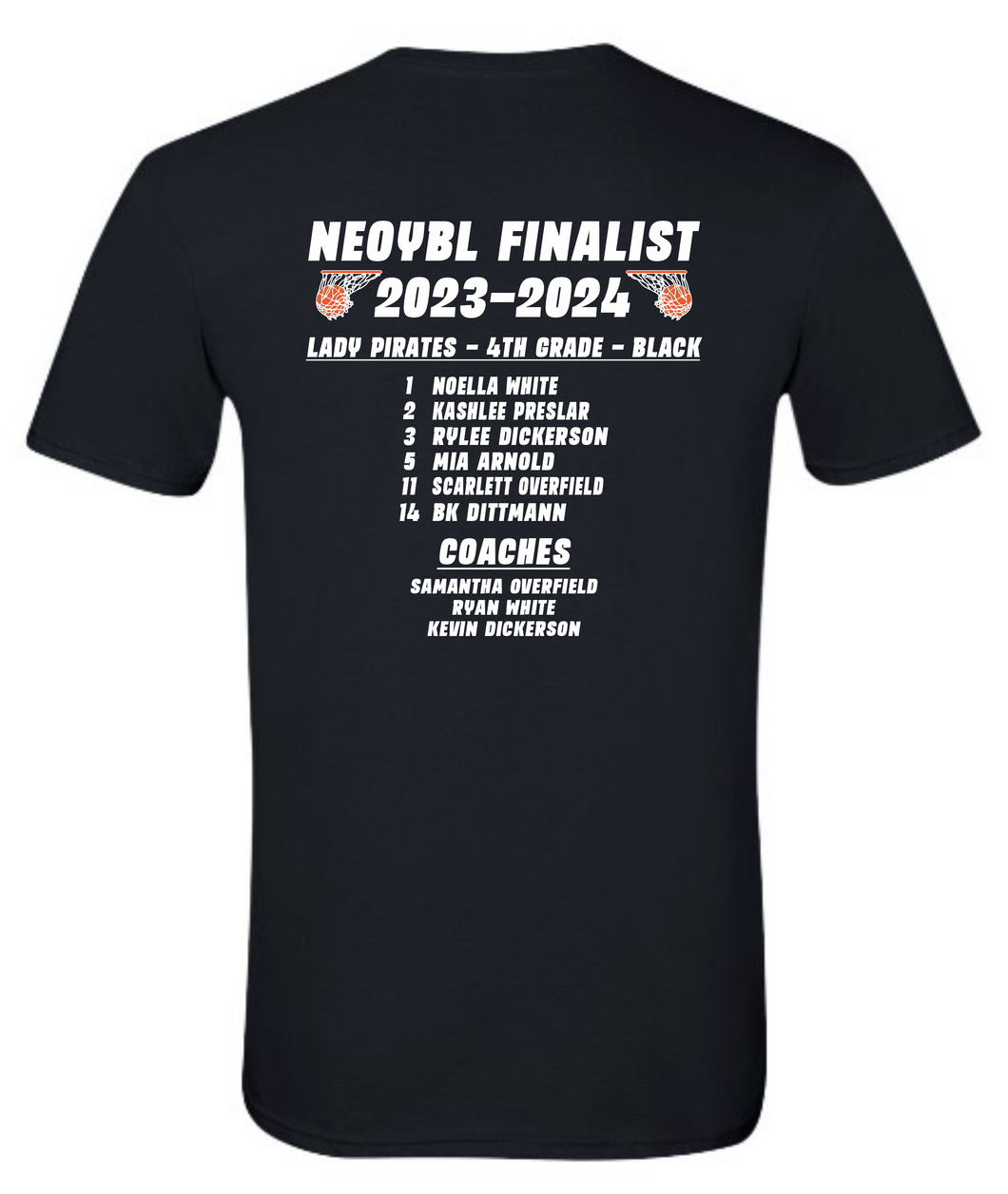 NEOYBL FINALISTS - 2024 - 4TH GRADE GIRLS BLACK