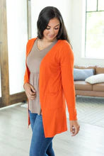 Load image into Gallery viewer, Orange cardigan
