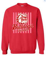 Skiatook Bulldogs Team 6th Grade - PINK stripes - Sweatshirt
