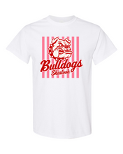 Load image into Gallery viewer, Skiatook Bulldogs Team 6th Grade - PINK Stripes - Tshirt
