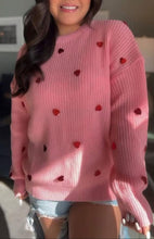 Load image into Gallery viewer, Valentine Hearts Sweater - IN STOCK!
