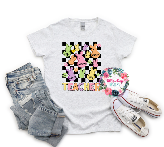 Easter Teacher Sale - CHECKERED TEACHER