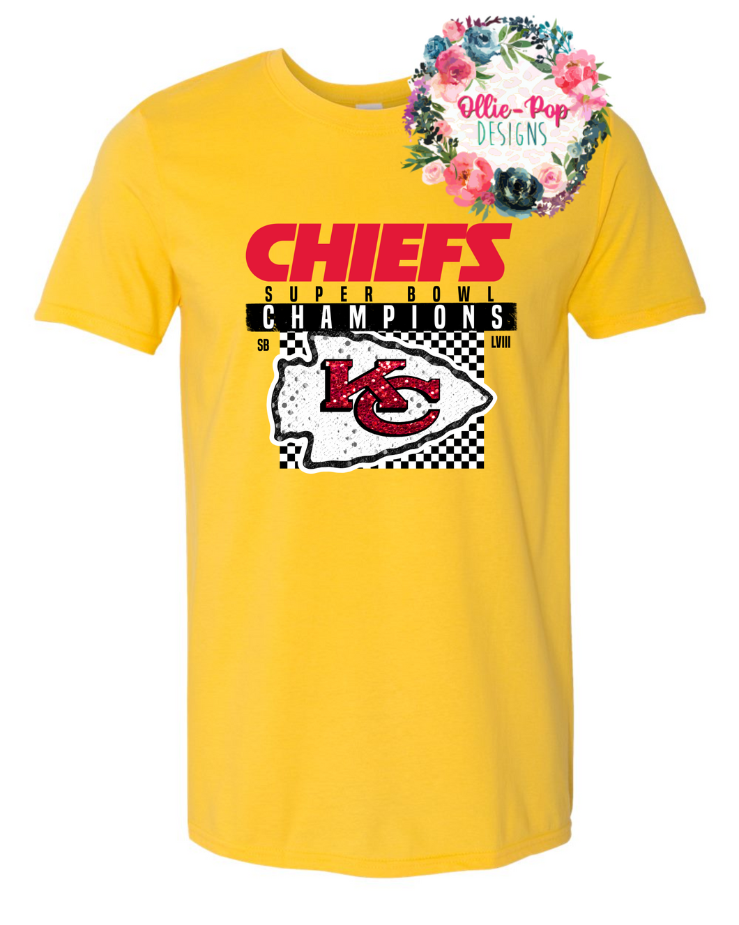 Chiefs - Champs 4 (Faux Glitter)