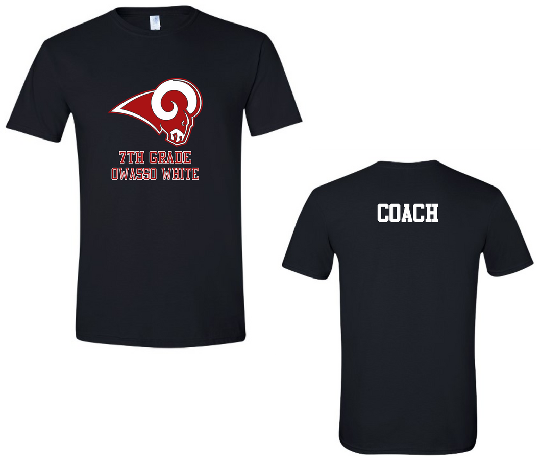 Dri Fit - Coach Shirt - Rams 7th Owasso White