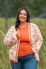 Load image into Gallery viewer, Pumpkin Cardigan with pockets - IN STOCK NOW!
