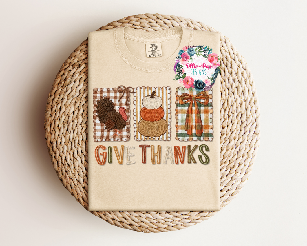 Faux Yarn - Give thanks 4