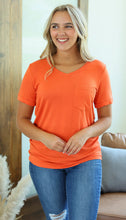 Load image into Gallery viewer, MM - Sophie Pocket Tee - Orange Only - In Stock!
