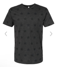 Load image into Gallery viewer, USA Star Tee - Choose from Red, Black or Royal Blue
