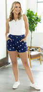 USA Navy Shorts with White Stars - MM - IN STOCK NOW!