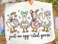 Just an egg-cited goose