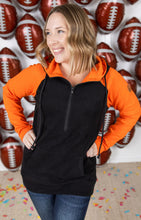 Load image into Gallery viewer, Game Day Half Zip - Orange/Black
