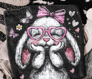 Easter Preppy Bunny with Bow