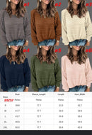 Corded Sweater  - OLIVE GREEN ONLY IN STOCK - OTHER COLORS CAN BE ORDERED