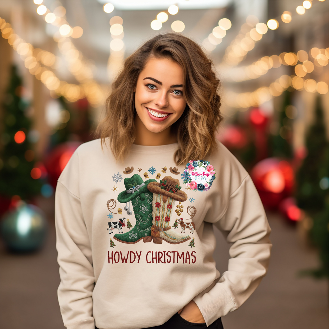 Howdy Christmas - Faux Yarn