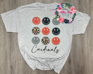 Cardinals Smiley Stacked