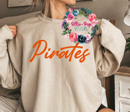 Pirates Sweatshirt - PUFF LETTERS