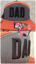 Load image into Gallery viewer, "DAD" 3D Puff Hat - Made to order (Solid Colors)
