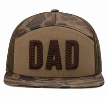 Load image into Gallery viewer, "DAD" 3D Puff Hat - Made to order (Camo Options)
