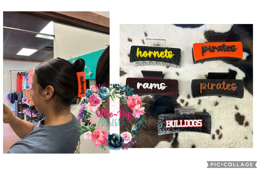 Custom Hair Claw Clip (Made to Order)