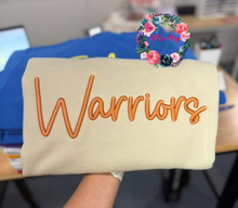 Load image into Gallery viewer, Black Friday Sale - 3D Puff Embroidery - Mascot Name - SWEATSHIRT ONLY
