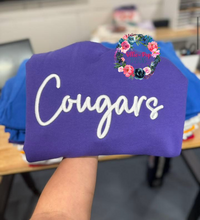 Load image into Gallery viewer, Black Friday Sale - 3D Puff Embroidery - Mascot Name - SWEATSHIRT ONLY
