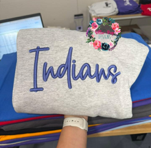 Load image into Gallery viewer, Black Friday Sale - 3D Puff Embroidery - Mascot Name - SWEATSHIRT ONLY
