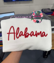 Load image into Gallery viewer, Black Friday Sale - 3D Puff Embroidery - Mascot Name - SWEATSHIRT ONLY
