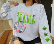One Lucky Mama with Sleeve Print