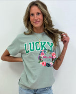Lucky - Puff/Glitter Print - IN STOCK NOW!