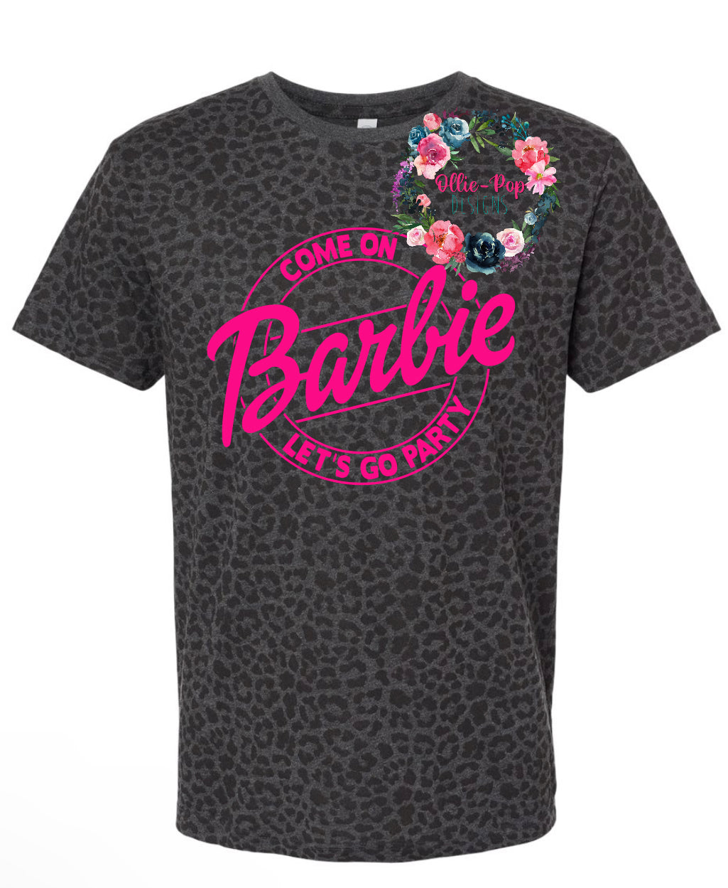 Come on…Black Leopard Tee