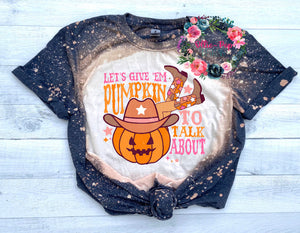 Let’s give them pumpkin to talk about