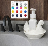 3D Printed Nesting Hen Soap Dispenser - MADE TO ORDER