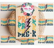 Leopard Lightning Bolt - Pre-K to 6th Grade