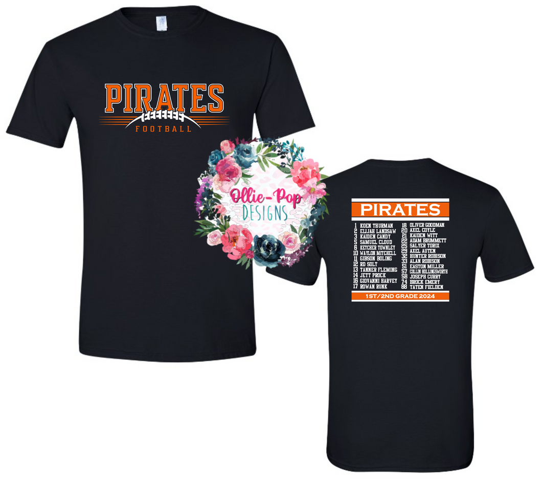 1st/2nd Grade - Sperry Pirates Football 2024 - YOUTH