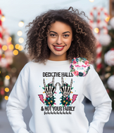 Deck the halls and not your family - Skelly hands