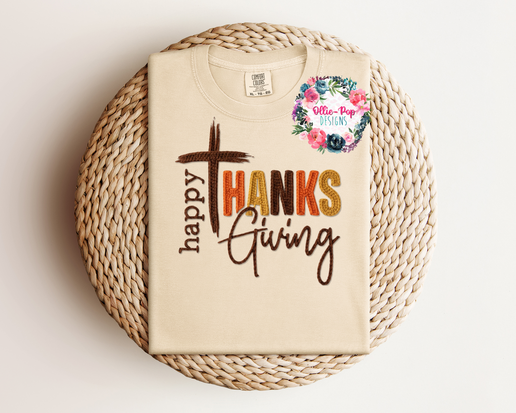 Faux Yarn - Happy Thanksgiving