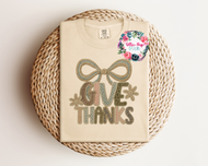 Faux Yarn - Bow - Give Thanks