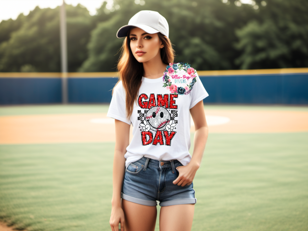 Game Day Faux Sequin - BASEBALL