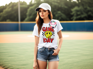 Game Day Faux Sequin - SOFTBALL