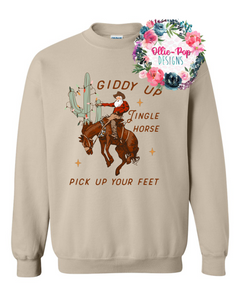 Giddy Up Jingle Horse - SWEATSHIRT