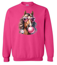 Load image into Gallery viewer, Mustang blowing bubble - Option 2
