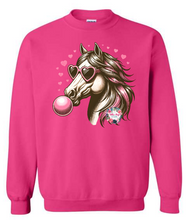 Load image into Gallery viewer, Mustang blowing bubble - Option 1
